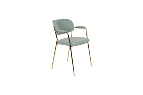 Canapés et fauteuils Fauteuils | Fauteuil en tissu vert clair - UW93008