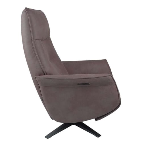 Canapés et fauteuils Fauteuils | Fauteuil relax électrique 2 moteurs chocolat - LX03175