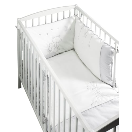 Edredon Pour Lit Bebe 1x60 En Coton Polyurethane Blanc Celeste Maisons Du Monde