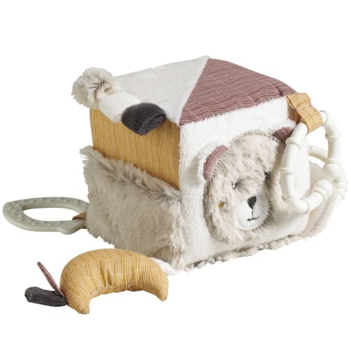 Peluche Mini musical Ours en velours beige beige - Sauthon