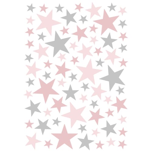 Planche de stickers A3 Plumes Flamingo : Lilipinso
