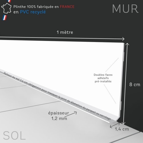 Panel de pared - salpicadero de cocina l120cm×a50cm ALIZÉ BRASILIA