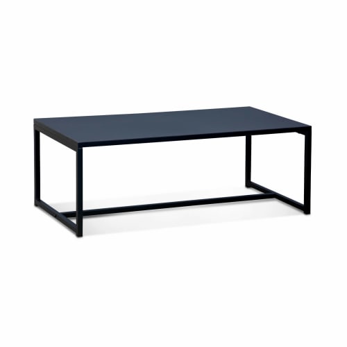 Meubles Tables basses | Table basse métal noir 100x50x36cm - CM20030