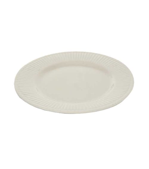 Art de la table Assiettes | Assiette en porcelaine blanche D19cm - ZY15320