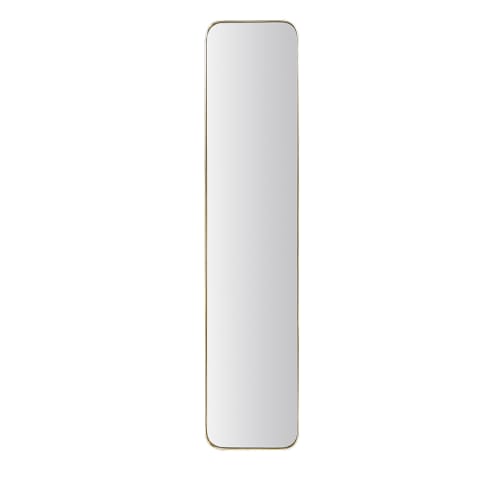 Déco Miroirs | Miroir rectangulaire 30x140cm or - EJ84785