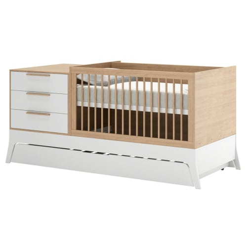 Lit Bebe Combine Evolutif Bois Massif Mdf 70x140 Blanc Bois Charlie Maisons Du Monde Lit Bebe Combine Evolutif Bois Massif Mdf 70x140 Blanc Bois Charlie Maisons Du Monde