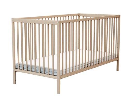 Lit Bebe 70x140 Hetre Brut Essentiel Maisons Du Monde