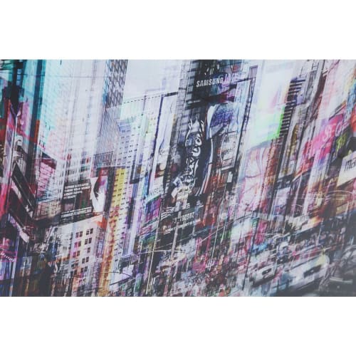 Déco Toiles et tableaux | Tableau Times Square en verre 160x120 - BT86594