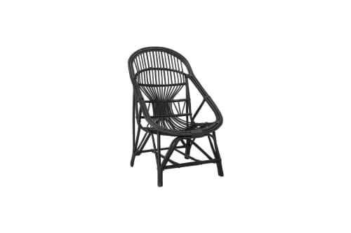Canapés et fauteuils Fauteuils | Fauteuil Asma cannage noir - OB04244