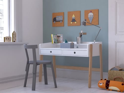 Bureau enfant tipi gris évolutif TINY