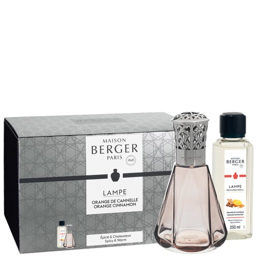 Déco Senteurs | Coffret lampe Berger Pyramide Rose Antique - PG15401