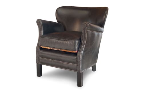 Canapés et fauteuils Fauteuils | Fauteuil en cuir marron - IZ51462