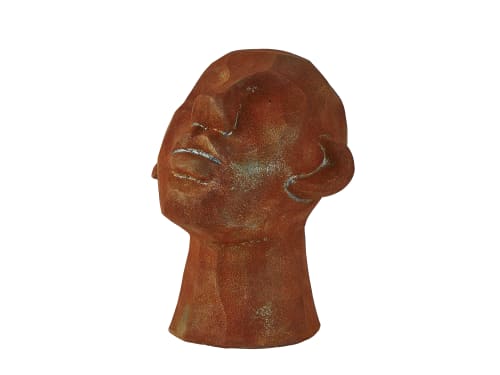 Déco Bustes et statues | Figure décorative en béton marron - WV64069