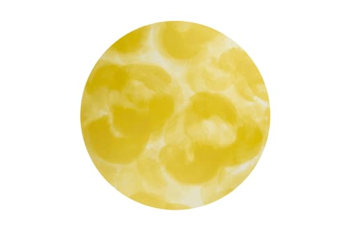 Tappeto multifunzione in vinile giallo diametro 105 cm