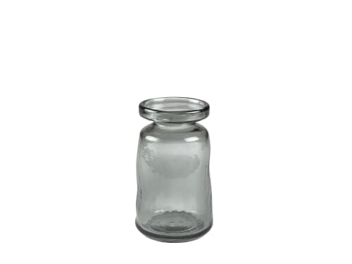 Déco Vases | Vase en verre gris - EO50381