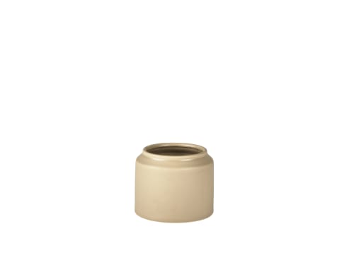 Déco Jarres et cache-pots | Cache pot à plante en argile beige sable - TC83425