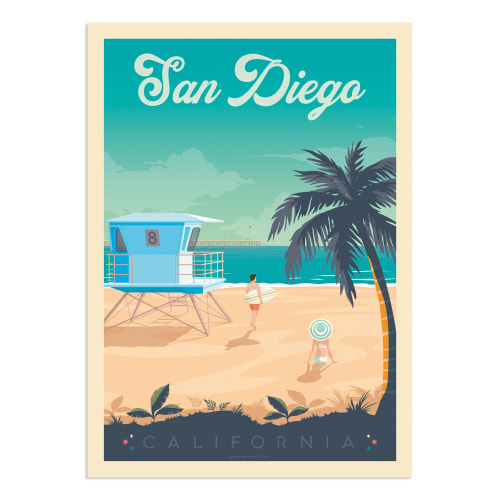 Déco Affiches et posters | Affiche San Diego  30x40 cm - JH67356