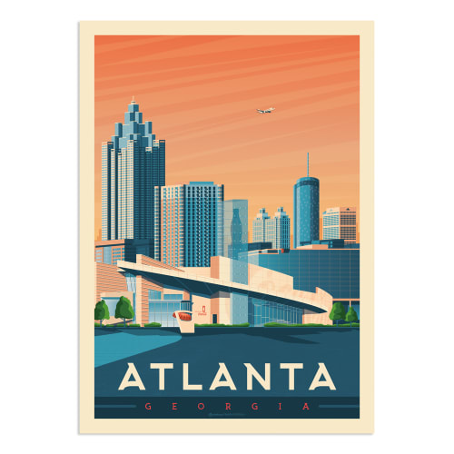 Déco Affiches et posters | Affiche Atlanta  50x70 cm - TR10427