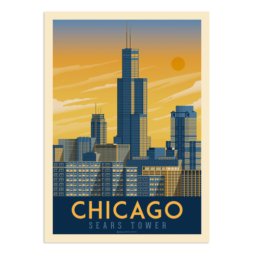 Déco Affiches et posters | Affiche Chicago  30x40 cm - SA20504