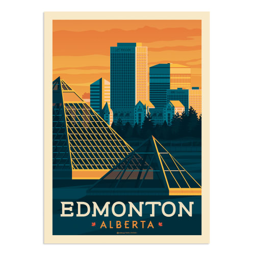 Déco Affiches et posters | Affiche Edmonton  30x40 cm - YH78624