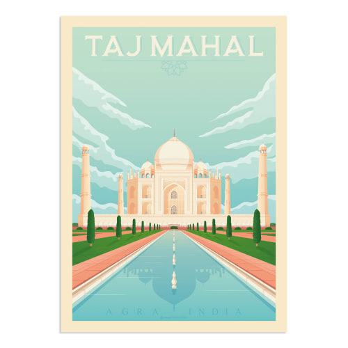 Déco Affiches et posters | Affiche Taj Mahal  30x40 cm - JJ23589