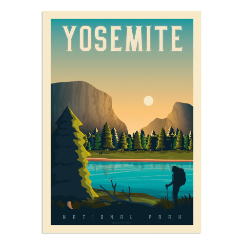 Déco Affiches et posters | Affiche Yosemite  21x29,7 cm - ZJ36095
