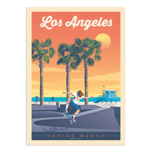Déco Affiches et posters | Affiche Los Angeles Venice Beach  50x70 cm - OX53985