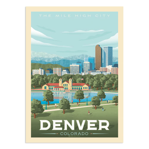 Déco Affiches et posters | Affiche Denver  30x40 cm - DA90772