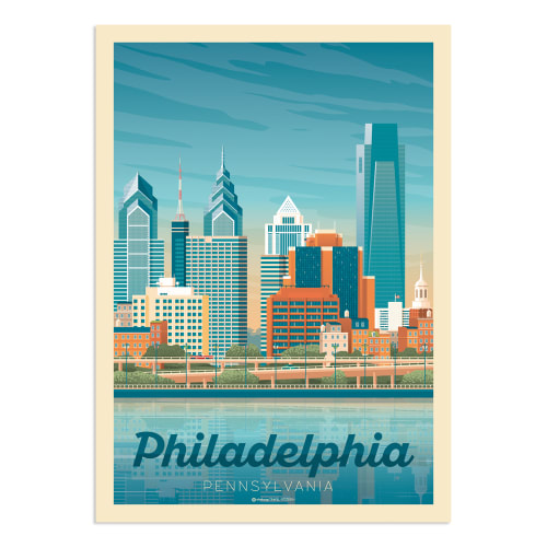Déco Affiches et posters | Affiche Philadelphie  50x70 cm - US12702