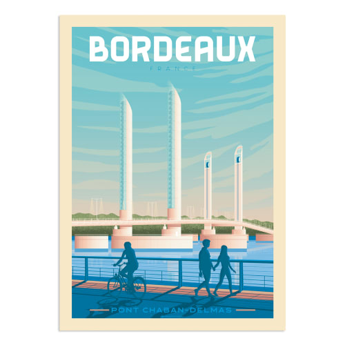 Déco Affiches et posters | Affiche Bordeaux  30x40 cm - HR91340