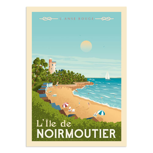 Déco Affiches et posters | Affiche Noirmoutier  21x29,7 cm - MS09182