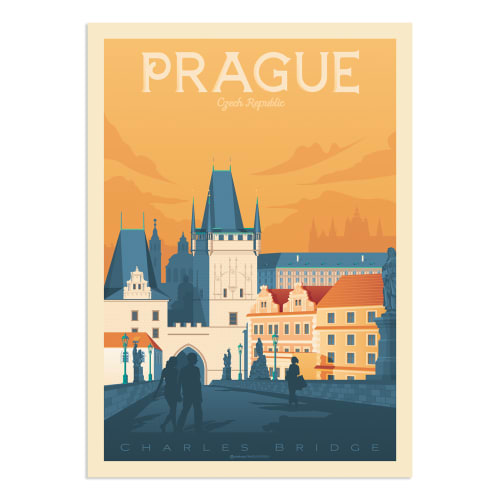 Déco Affiches et posters | Affiche Prague  30x40 cm - VP84073