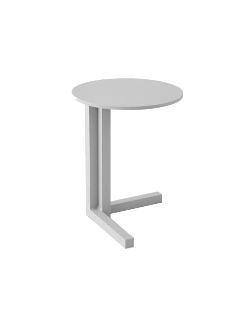 Muebles Mesas auxiliares | Mini mesa auxiliar aluminio gris - DR76515