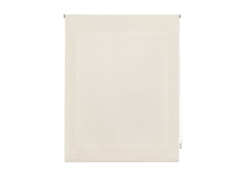 Ropa de hogar y alfombras Paneles y persianas japonesas | Estor enrollable beige poliéster translúcido con sujeción 160X250 - NI73662