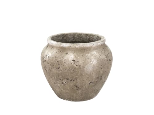 Déco Vases | Bocal en béton gris - VO39831