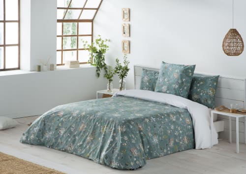 Ropa de hogar y alfombras Fundas nórdicas | Funda nórdica 100% algodón con estampado floral 240x220 cm - HA03038