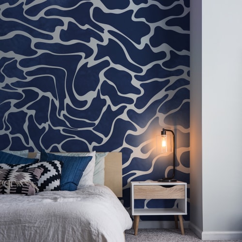 Carta da parati panoramica Oceania 340x250 Blu | Maisons du Monde