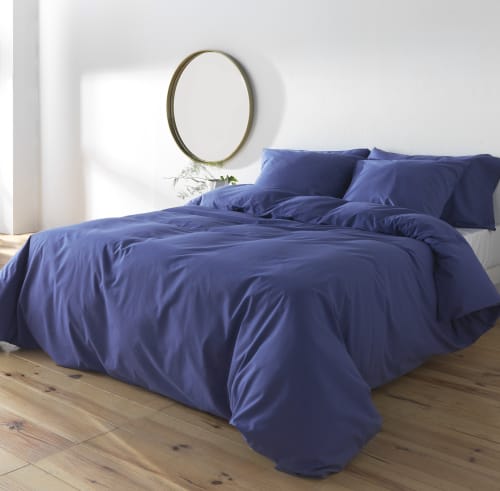 Ropa de hogar y alfombras Fundas nórdicas | Funda nórdica 100% algodón 200 hilos color azul 150x220 cm - LK02017