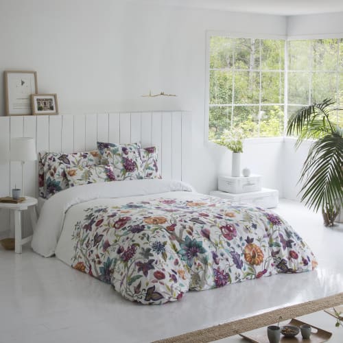 Ropa de hogar y alfombras Fundas nórdicas | Funda nórdica 100% algodón con estampado floral 240x220 cm - MK02740