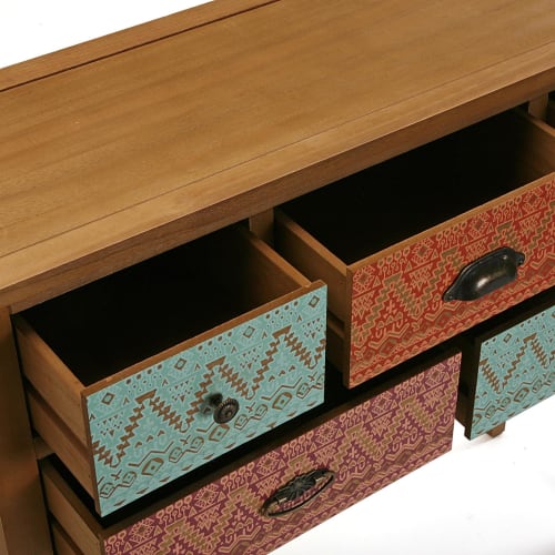 Muebles Mesas auxiliares | Consola de entrada madera marrón - GX60656