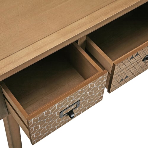 Muebles Mesas auxiliares | Consola de entrada madera marrón - WU02438