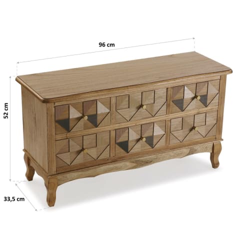 Muebles Mesas auxiliares | Mueble de TV madera marrón - MG72992
