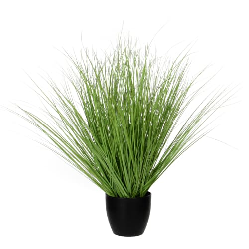 hierba decorativa alta maceta decoración de plástico Planta artificial en maceta hierba artificial planta artificial para oficina altura: 68 cm