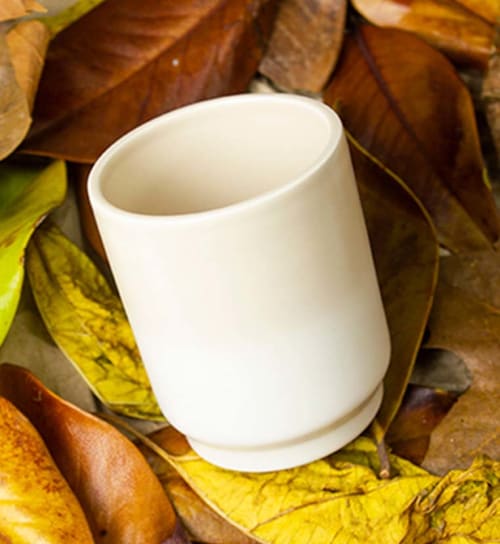 Art de la table Bols, tasses et mugs | Tasse dégradé beige mate et blanc - BH50881