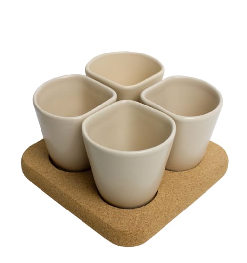 Art de la table Bols, tasses et mugs | Tasses à Café beige mate - WV54067