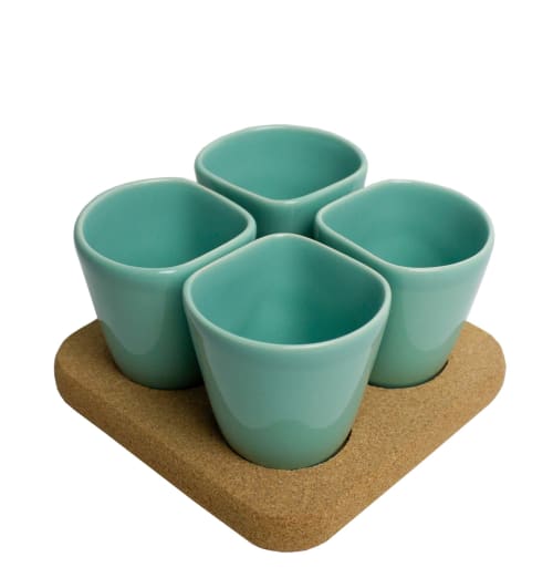 Art de la table Bols, tasses et mugs | Tasses à Café aqua marine - RJ39695