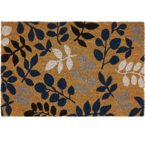 Linge de maison et tapis Paillassons | Essuie-pieds floral 60x40cm - HD45698