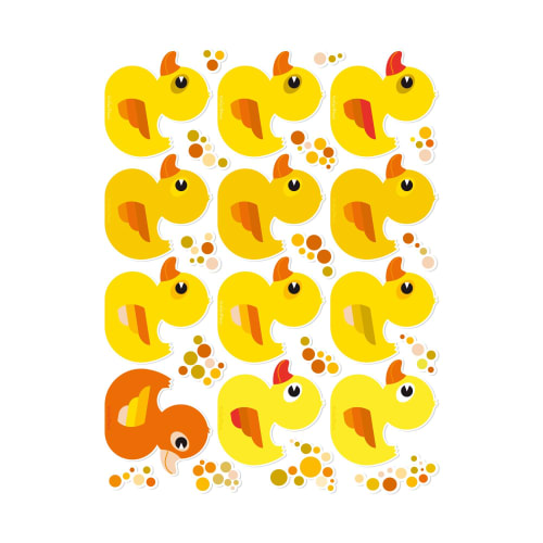 12 unidades colorido DOITOOL Pegatinas antideslizantes para bañera para niños y adultos diseño de peces pegatinas antideslizantes para baño de dibujos animados con forma de peces y bañera 