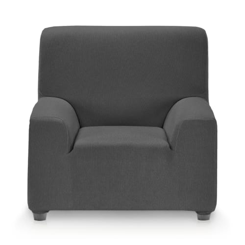Funda de sillón eláctica gris 70 - 110 cm