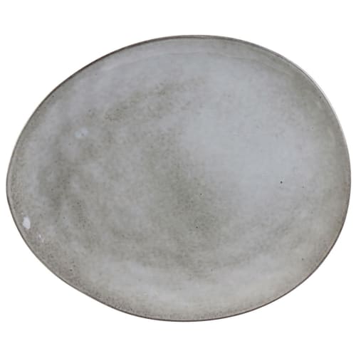 Art de la table Assiettes | Assiette plate galet gris - DS93016